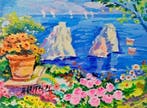 Alfredo Grimaldi (1950) - Giardino sui Faraglioni