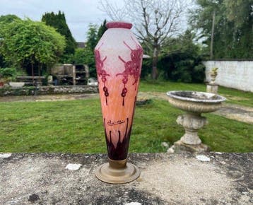 Verreries Schneider - Vaas - Glas - Vase Charder