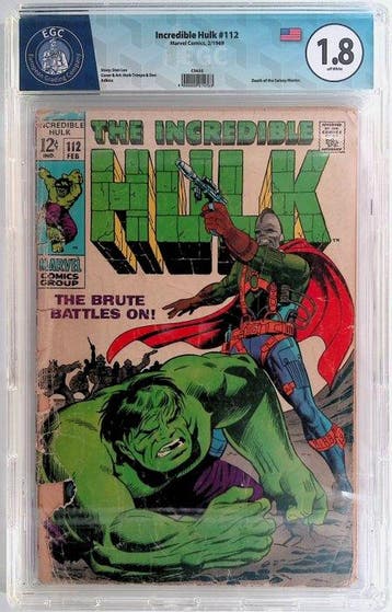 Incredible Hulk #112 - EGC 9.8 - 1 Graded comic - Eerste, Boeken, Nieuw