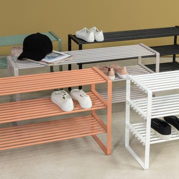 Spinder Design Rex SR2 100cm dubbel schoenenrek - clay terra, Huis en Inrichting, Kasten | Schoenenkasten, Verzenden, Nieuw