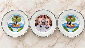 Villeroy & Boch - 3 Assiettes décoratives « Design Naïf » -