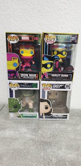 Funko - Funko Pop MARVEL,she Halk, 007, Baumann Funko Pop