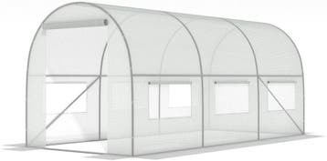 Mini Kas 3x2m | Gegalvaniseerd Staal | Gratis Verzending, Staal, Folie, Ophalen of Verzenden, Kweekkas