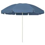 vidaXL Strandparasol 240 cm blauw, Verzenden, Nieuw, 2 tot 3 meter, Strandparasol