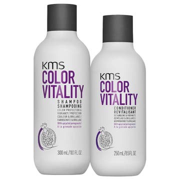 KMS Hair Color Vitality Set 300+250ml, Ophalen of Verzenden, Nieuw, Shampoo of Conditioner