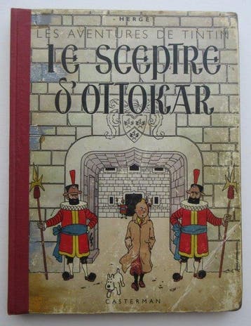 Tintin T8 - Les sceptre dOttokar N&B (A18) - C - 1 Album -, Nieuw