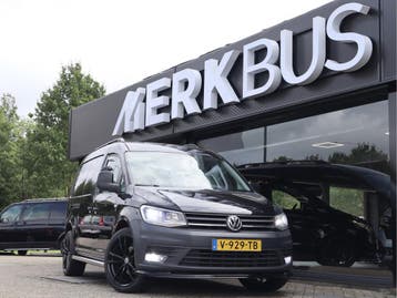 Volkswagen Caddy 2.0 TDI DSG MAXI LANG, Gebruikt, Volkswagen, Zwart, Leder