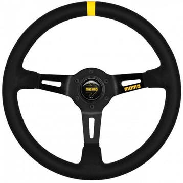 Sportstuur MOMO 350MM Model 8 Suede, zwart, Auto-onderdelen, Ophalen of Verzenden, Nieuw