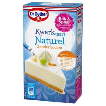 Dr. Oetker Kwarktaart Naturel (zonder bodem) Mix 195g, Verzenden, Nieuw