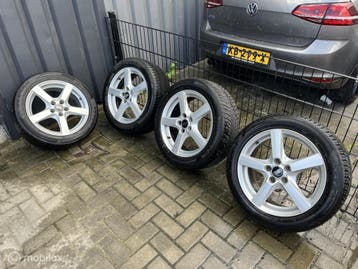 Lichtmetalen velgen origineel set Audi A4 B7 (04-08) 17, Gebruikt, Banden en Velgen, 17 inch, Personenwagen