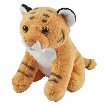 Wild Republic tijger knuffel - pluche - 13 cm, Verzenden, Nieuw