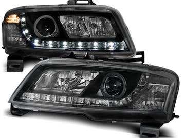 Koplampen Fiat Stilo 3drs 01-08 Devil Eyes real DRL LED, Ophalen of Verzenden, Nieuw