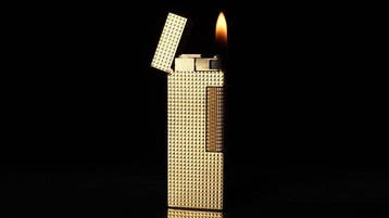 Dunill - Hobnail Pattern Rollagas Lighter - Zonder, Nieuw