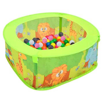 vidaXL Ballenbak voor kinderen met 300 ballen 75x75x32 cm, Verzenden, Nieuw