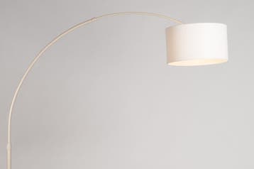 Rietveld Vloerlampen - Wit, Zwart, Beige, Zand - Stof, Metaa, Verzenden, Nieuw