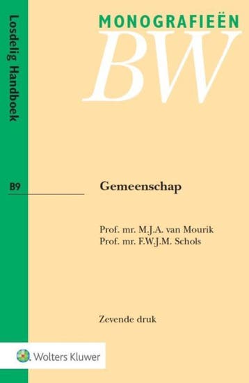 Gemeenschap / Monografieen BW / B9 - M.J.A. van Mourik, Verzenden, Gelezen, M.J.A. van Mourik