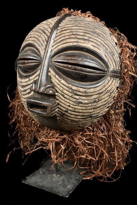 Masker - Luba - DR Congo, Antiek en Kunst, Kunst | Niet-Westerse kunst