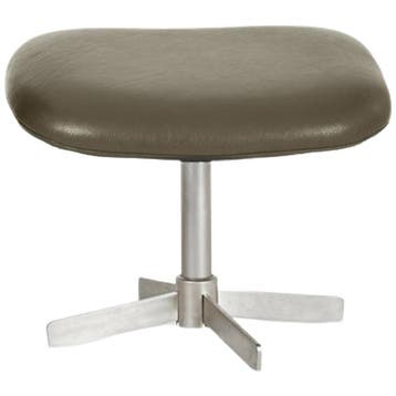 BoConcept Voetenbank Athena Grijsbruin - Poef - Outlet, Huis en Inrichting, Ophalen of Verzenden, Gebruikt, Vierkant, Mid-Century