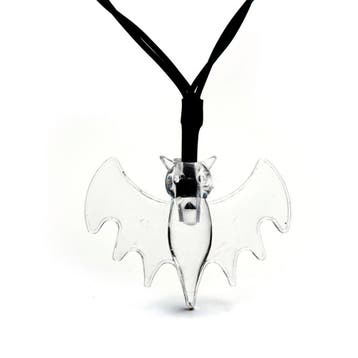 Halloween solar lichtsnoer vleermuis - met 50 paarse leds, Zonne-energie, Kunststof, Verzenden, Minder dan 50 watt