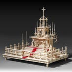 Monastieke geduldarbeid - Been - 1850-1900 - Maquette van