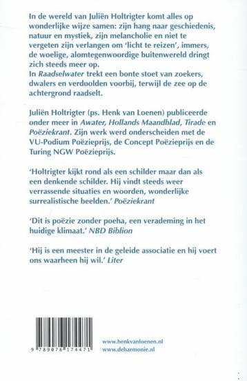 Raadselwater - Juliën Holtrigter 9789076174471, Verzenden, Gelezen, Juliën Holtrigter
