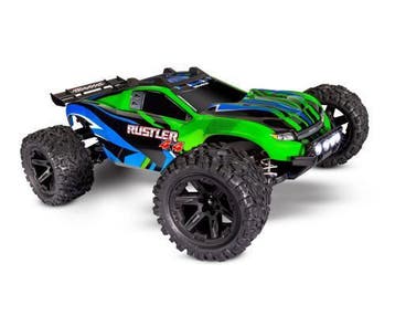 Traxxas Rustler xl-5 4x4 truggy RTR incl. accu &amp; lader, Hobby en Vrije tijd, Elektro, Auto offroad, Nieuw, Ophalen of Verzenden