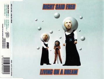 cd single - Right Said Fred - Living On A Dream, Verzenden, Zo goed als nieuw
