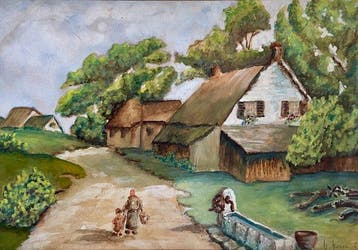 Franse school (XX) - Maisons de campagne