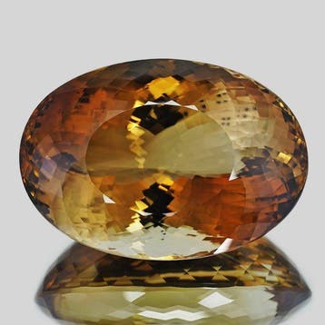 Zonder minimumprijs - 1 pcs Oranje, Geel Topaas - 355.48 ct, Nieuw