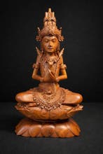Batara Indra beeld - Beeld - Indonesië, Antiek en Kunst
