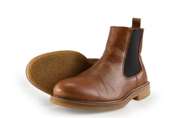 Travelin Chelsea boots in maat 41 Cognac, Kleding | Heren, Schoenen, Overige kleuren, Verzenden, Boots, Zo goed als nieuw