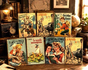 Lotto di 8 libri illustrati vintage anni ’50/’60 – Classici