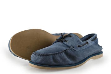 Timberland Bootschoenen in maat 47½ Blauw, Timberland, Boots, Zo goed als nieuw, Verzenden