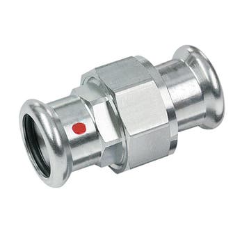 Bonfix 3-delige koppeling 2x press 22 x 22 staalverzinkt CV, Ophalen of Verzenden, Nieuw