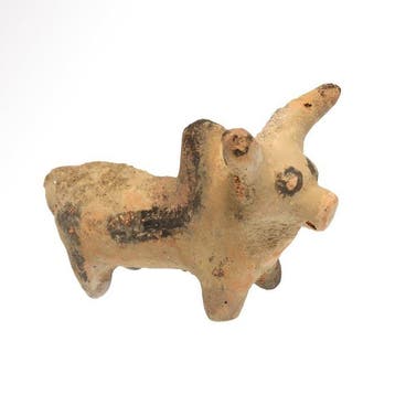 Indus Vallei Terracotta Bi-Chrome Zebu Bull