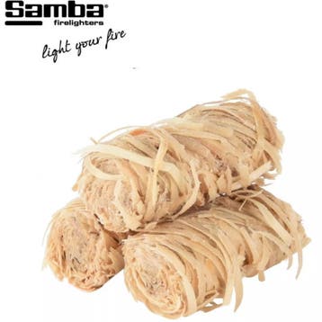 Samba aanmaakwokkels en aanmaakkrullen 6 kilo (ca 480 stu..., Tuin en Terras, Ophalen of Verzenden, Nieuw