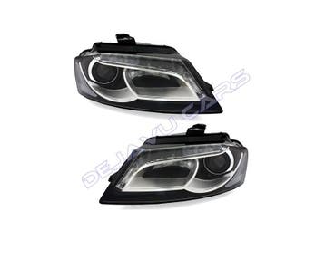 LED Koplampen Bi Xenon look voor Audi A3 8P, Auto diversen, Ophalen of Verzenden