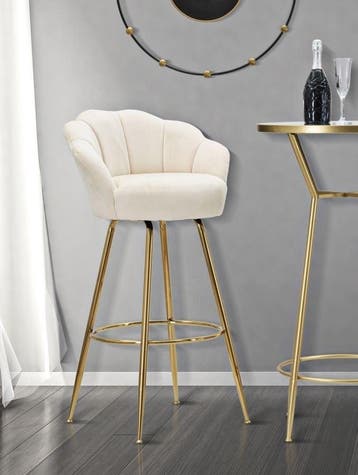 BARKRUK WENEN CREMA CM 55X53X110, Huis en Inrichting, Barkrukken, Ophalen of Verzenden, Nieuw