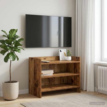 vidaXL TV-kast 60 x 33 x 47 cm Oud hout Bewerkt hout, Minder dan 50 cm, Verzenden, Nieuw, Minder dan 100 cm
