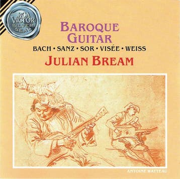 Julian Bream - Johann Sebastian Bach • Gaspar Sanz • Fernand, Ophalen of Verzenden, Gebruikt