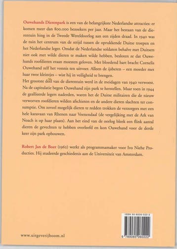 Ouwehands 9789085060222 R.J. de Boer, Boeken, Verzenden, Gelezen, R.J. de Boer