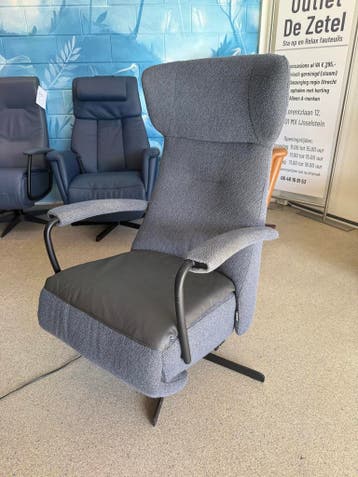Outlet Sta op stoel relax fauteuil gratis bezorgd/garantie, Verzenden, Nieuw, Leer, Ruim 100 modellen in alle kleuren en maten 