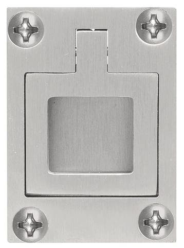 Luikring PIET BOON PB51 mat rvs 51 x 38 mm, Verzenden, Nieuw