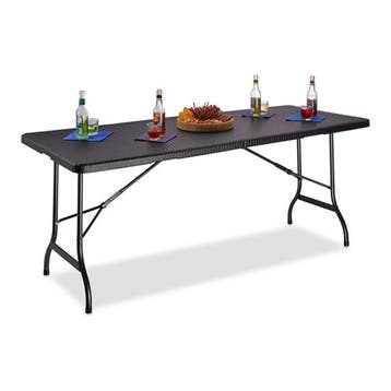 MaxxGarden Vouwtafel - Tuintafel - 180x70x74 - Rattan loo..., Verzenden, Nieuw