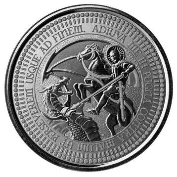 Samoa. 2 Tala 2024 1 oz $2 Tala Samoa Saint George & Dragon