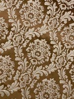 san Leucio - - Kostbaar bruine damaststof - Meubelstof - 600