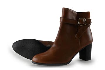 Caprice Enkellaarzen in maat 37 Cognac, Kleding | Dames, Schoenen, Overige kleuren, Verzenden, Lage of Enkellaarzen, Zo goed als nieuw