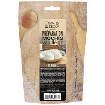 Patis Decor Mochi Mix Vanille 300g, Verzenden, Nieuw