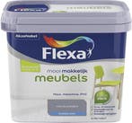 Flexa Mooi Makkelijk Meubels - Zijdeglans Mooi Blauwgrijs, Nieuw, Verf, Minder dan 5 liter, Verzenden