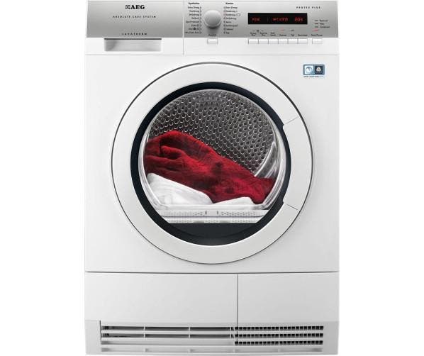 AEG Warmtepompdroger 8KG A++ T76785NIH Refurbished, Witgoed en Apparatuur, Wasdrogers, Verzenden